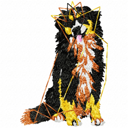 Dogs Embroidery Design 4